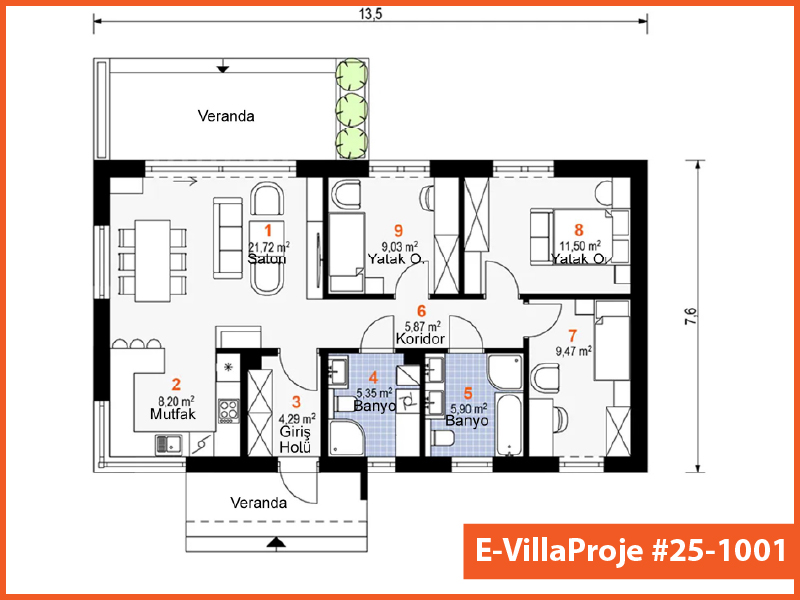 Leichtstahl-Villenprojekt #25 - 1001 Galeri Görseli 2