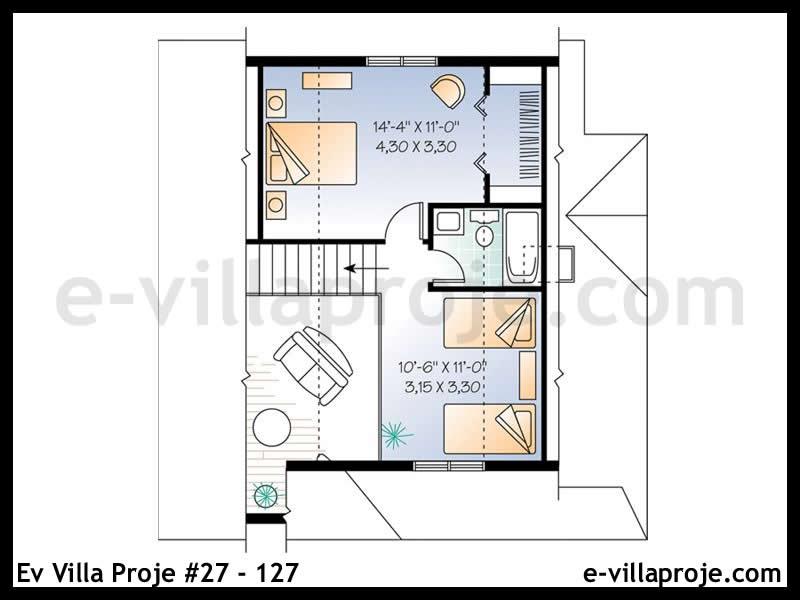 Leichtstahl-Villenprojekt #27 - 127 Galeri Görseli 3