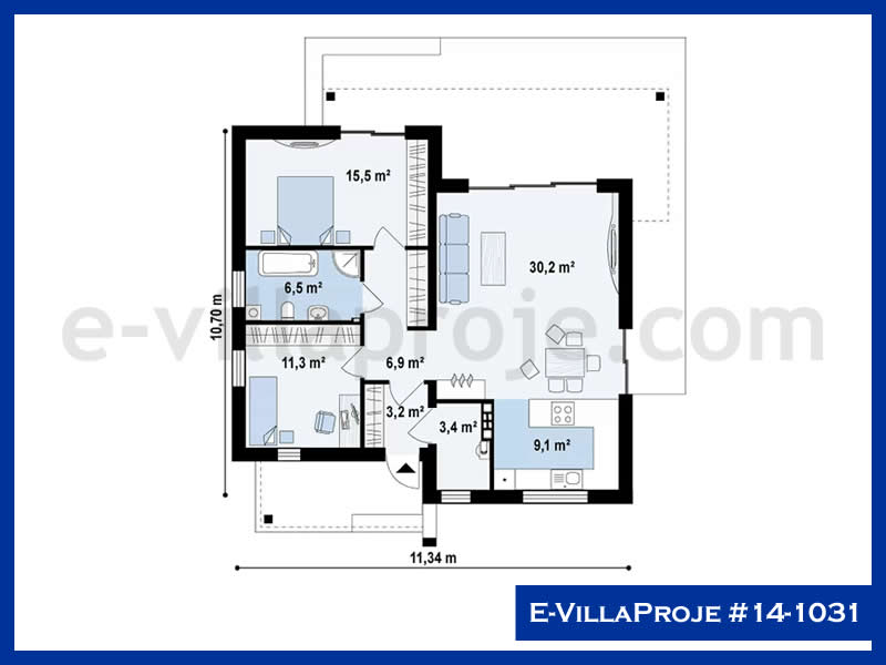 Leichtstahl-Villenprojekt #14 - 1031 Galeri Görseli 2