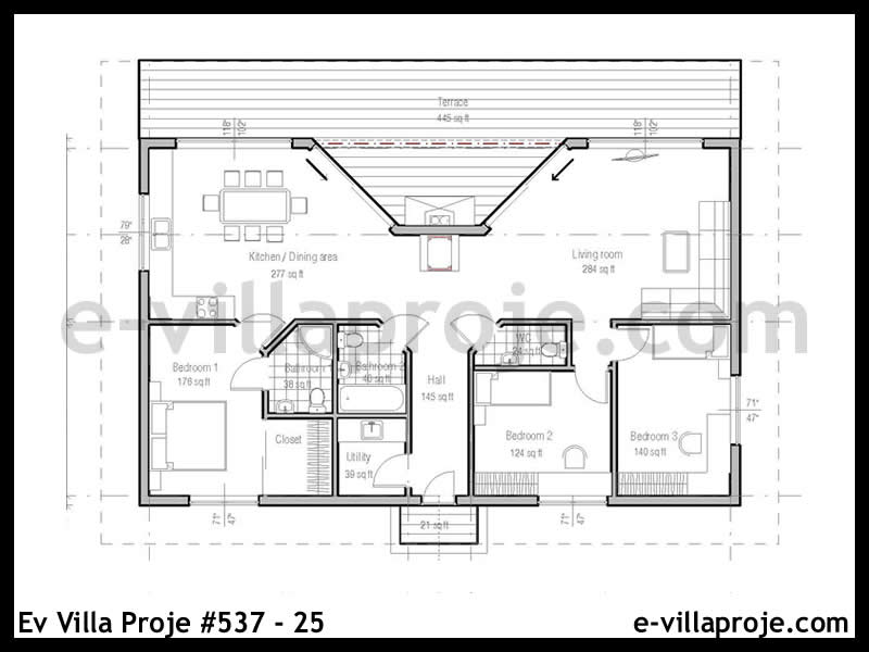 Leichtstahl-Villenprojekt #537 - 25 Galeri Görseli 2