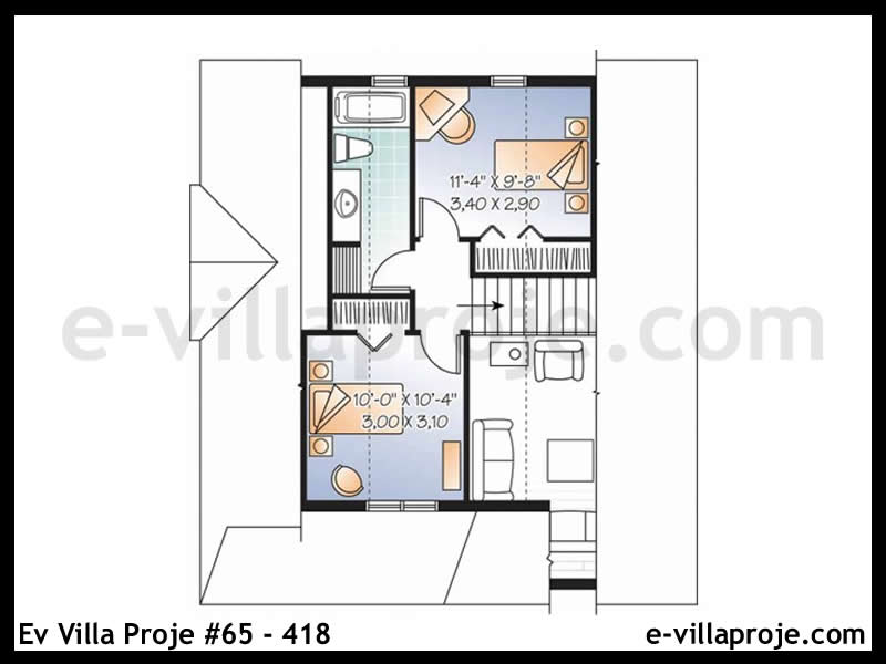Leichtstahl-Villenprojekt #65 - 418 Galeri Görseli 3