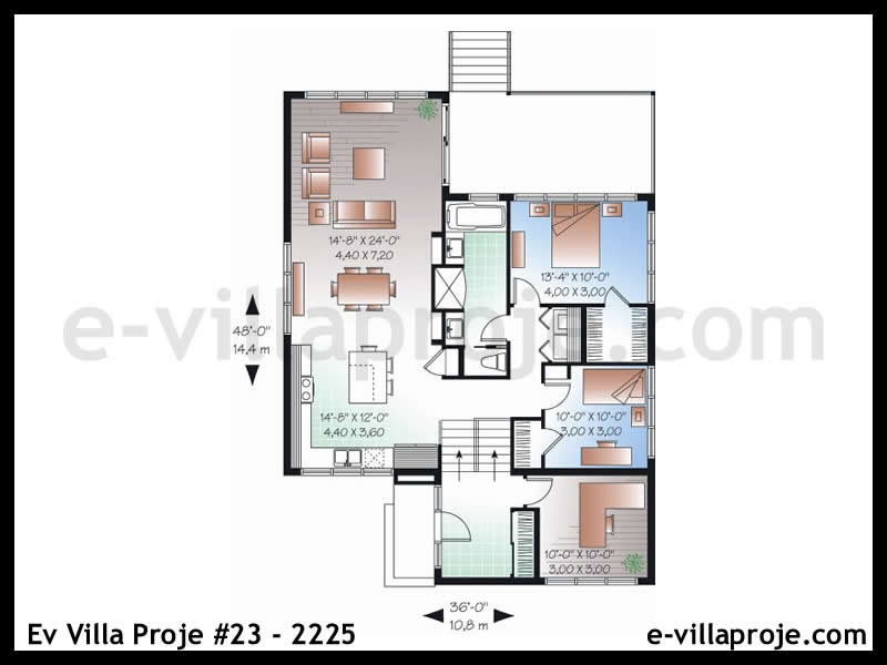 Leichtstahl-Villenprojekt #23 - 2225 Galeri Görseli 2