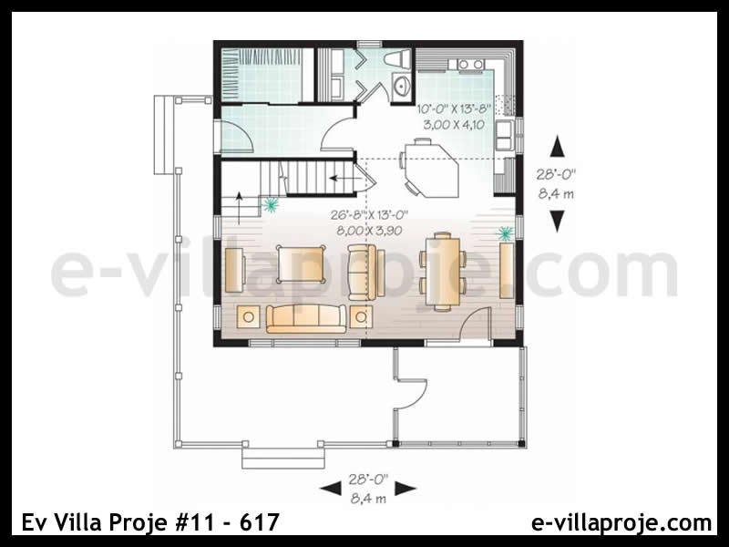 مشروع فيلا فولاذية خفيفة #11 - 617 Galeri Görseli 2