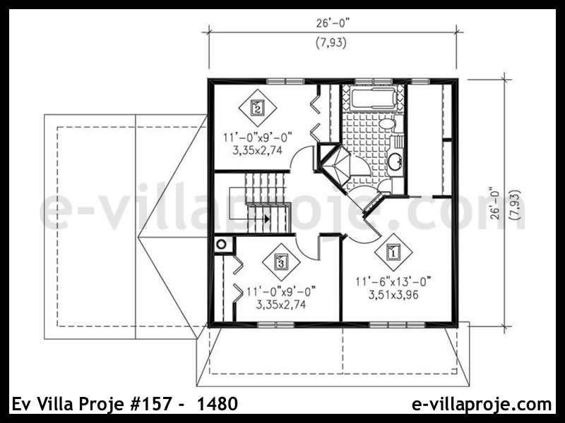 Leichtstahl-Villenprojekt #157 - 1480 Galeri Görseli 3