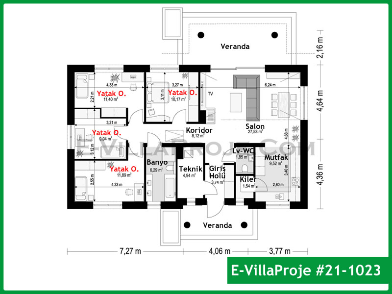 Leichtstahl-Villenprojekt #21 - 1023 Galeri Görseli 2