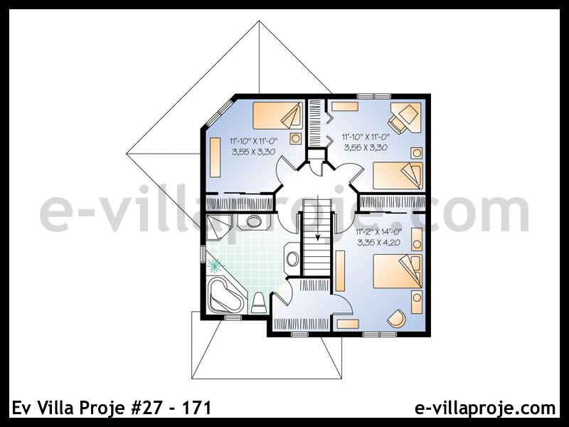Leichtstahl-Villenprojekt #27 - 171 Galeri Görseli 3