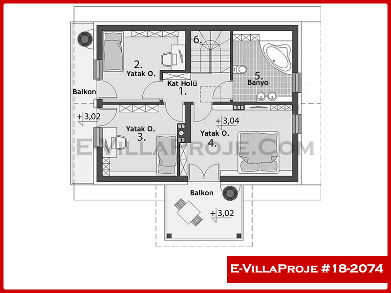 Leichtstahl-Villenprojekt #18 - 2074 Galeri Görseli 3