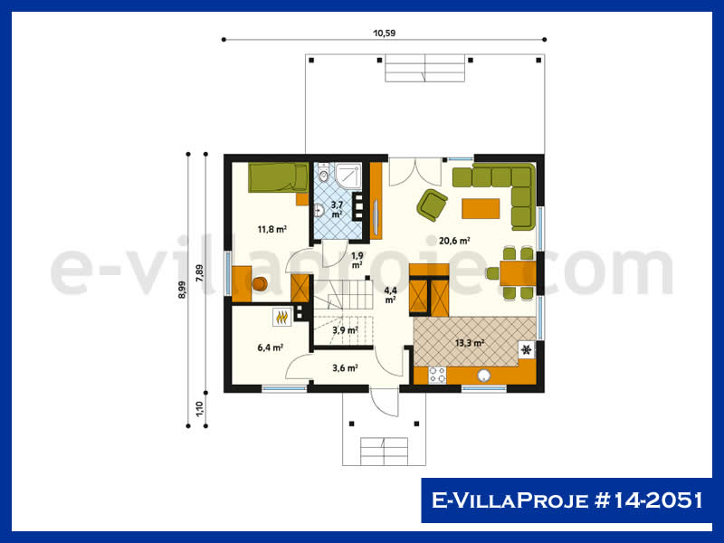 Leichtstahl-Villenprojekt #14 - 2052 Galeri Görseli 2