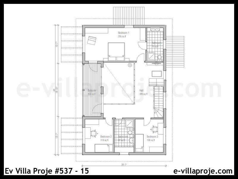 Leichtstahl-Villenprojekt #537 - 15 Galeri Görseli 3