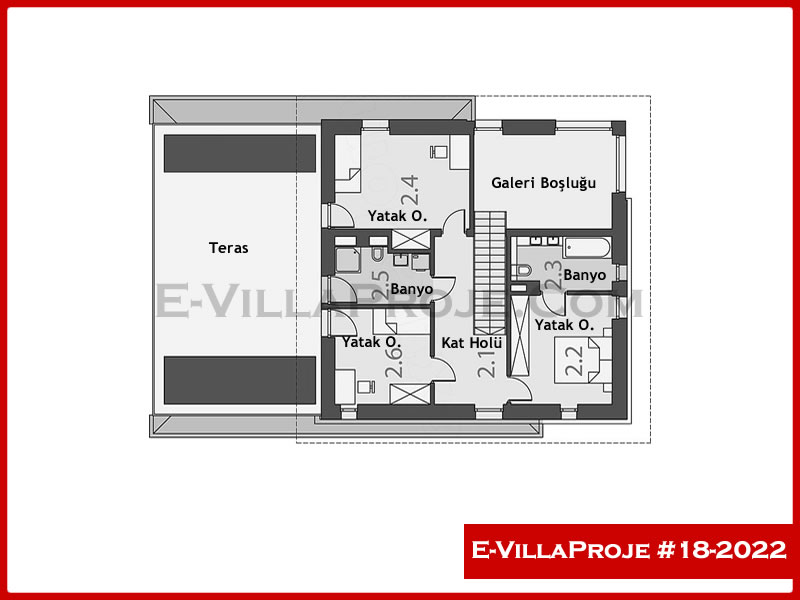 Leichtstahl-Villenprojekt #18 - 2022 Galeri Görseli 3
