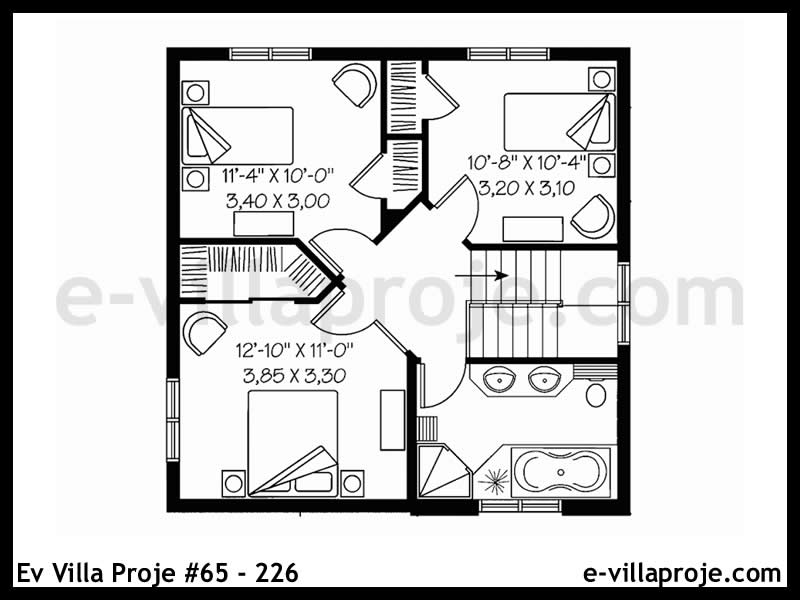 Leichtstahl-Villenprojekt #65 - 226 Galeri Görseli 3