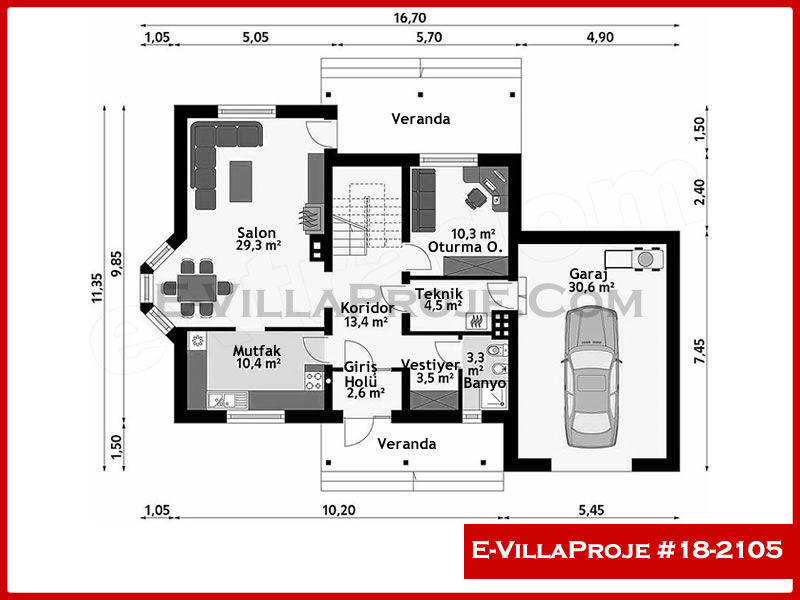 Leichtstahl-Villenprojekt #18 - 2105 Galeri Görseli 2