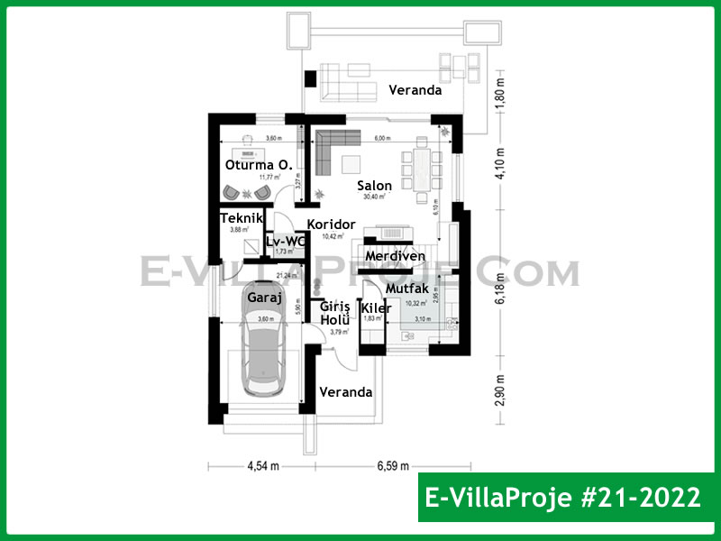 Leichtstahl-Villenprojekt #21 - 2022 Galeri Görseli 2