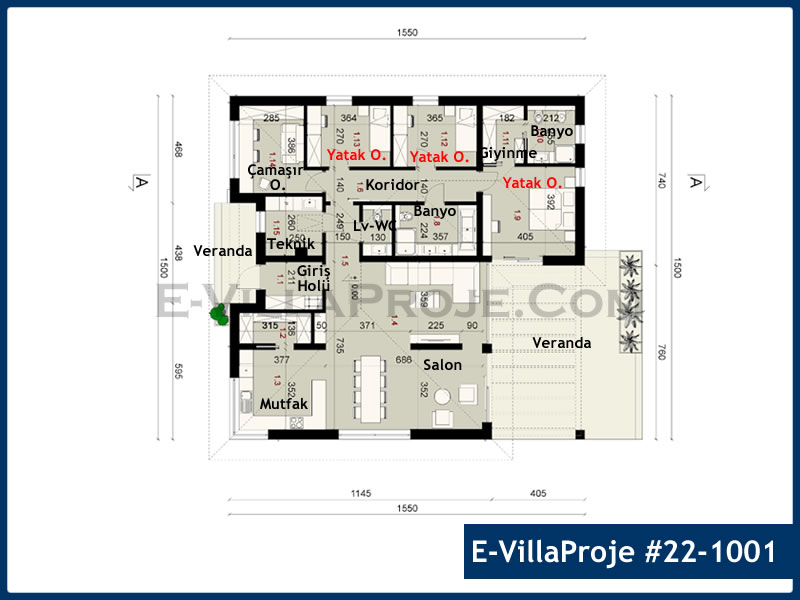 Leichtstahl-Villenprojekt #22 - 1001 Galeri Görseli 2