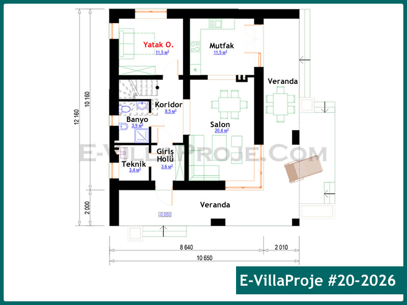 Leichtstahl-Villenprojekt #20 - 2026 Galeri Görseli 2