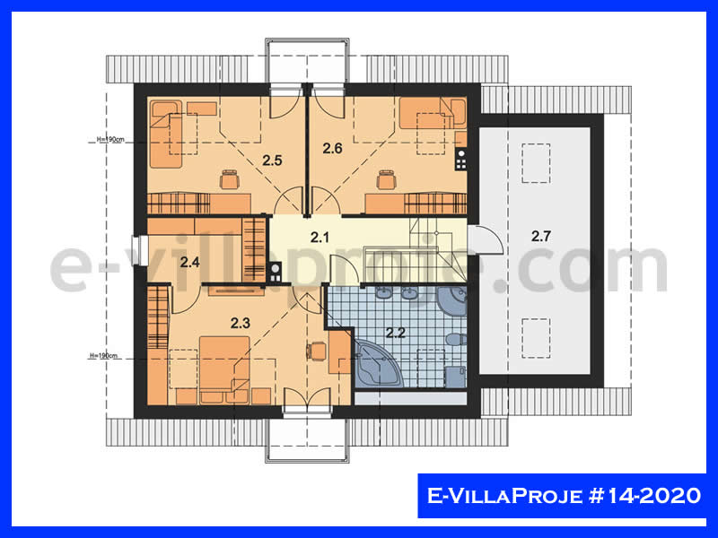 Leichtstahl-Villenprojekt #14 - 2020 Galeri Görseli 3