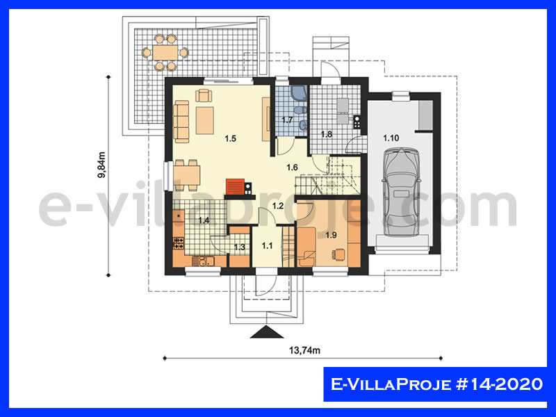 Leichtstahl-Villenprojekt #14 - 2020 Galeri Görseli 2