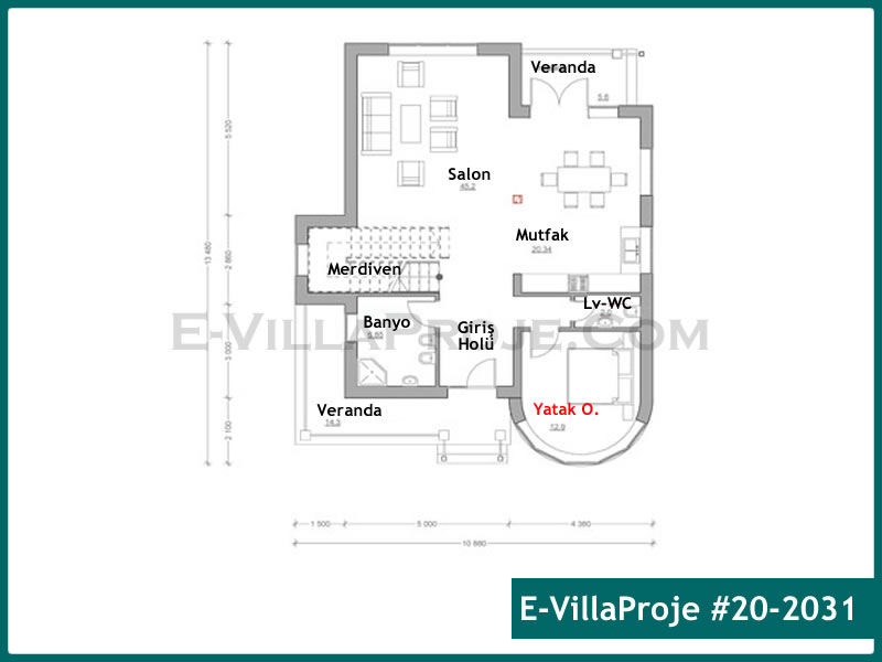 Leichtstahl-Villenprojekt #20 - 2031 Galeri Görseli 2
