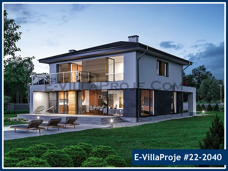 Leichtstahl-Villenprojekt #22 - 2040 Galeri Görseli 8