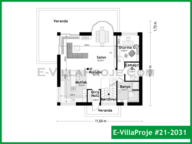 Leichtstahl-Villenprojekt #21 - 2031 Galeri Görseli 2