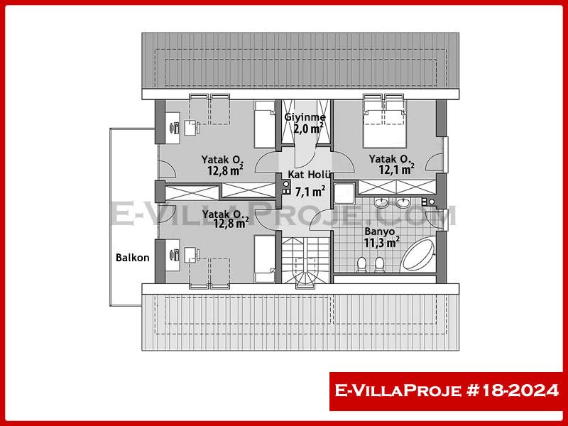 Leichtstahl-Villenprojekt #18 - 2024 Galeri Görseli 3