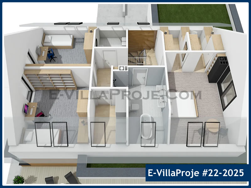 Leichtstahl-Villenprojekt #22 - 2025 Galeri Görseli 8