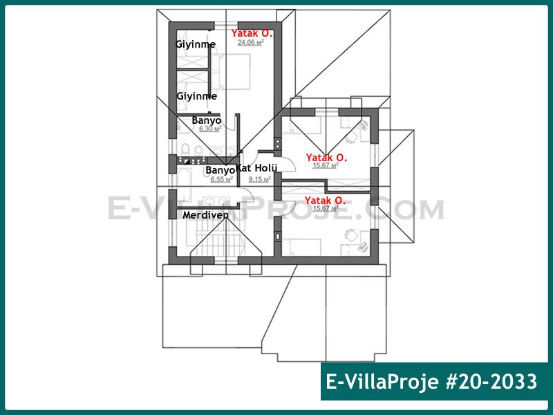 Leichtstahl-Villenprojekt #20 - 2033 Galeri Görseli 3