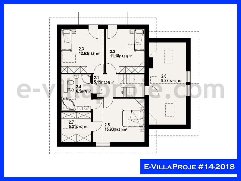 Leichtstahl-Villenprojekt #14 - 2018 Galeri Görseli 3