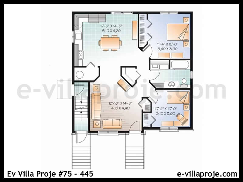 Leichtstahl-Villenprojekt #75 - 445 Galeri Görseli 2
