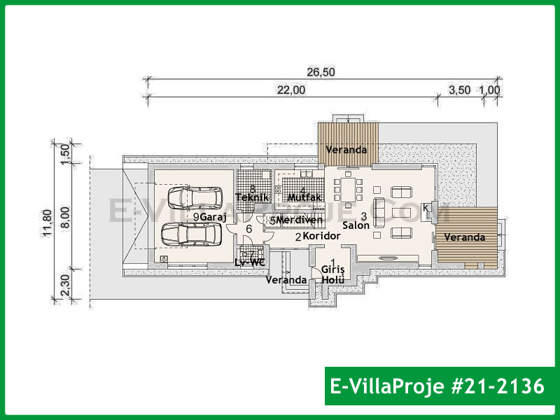 Leichtstahl-Villenprojekt #21 - 2136 Galeri Görseli 2