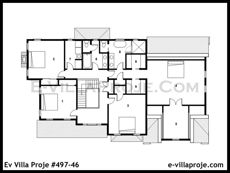 Leichtstahl-Villenprojekt #497 - 46 Galeri Görseli 3